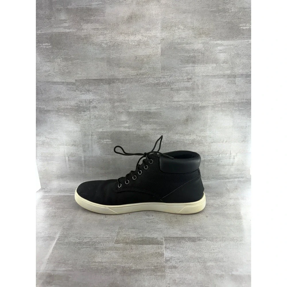 Timberland Davis Square Chukka Men Black Leather Boots 9464B Size 9